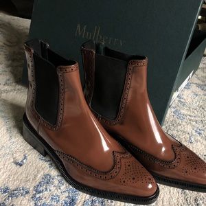 Mulberry oxford Chelsea boots